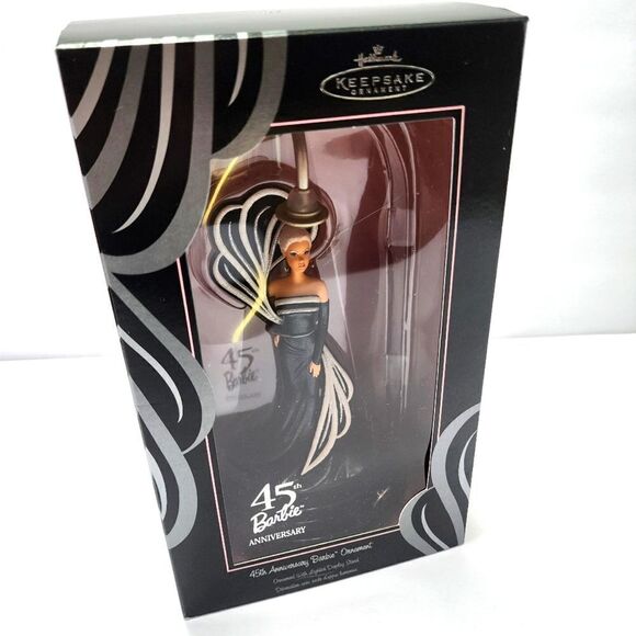 Hallmark Keepsake Christmas Ornament 45th Anniversary Barbie Ornament 2004 - Picture 1 of 8